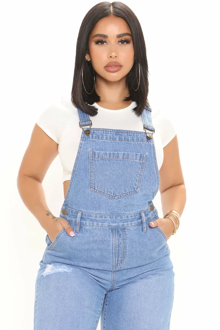 Flash Sale β Fashion Nova Flare π Jeans 90s Loose Fit Ripped Denim Overalls - Medium Blue Wash π₯ 4 Fashion Nova Flare Jeans 90s Loose Fit Ripped Denim Overalls - Medium Blue Wash