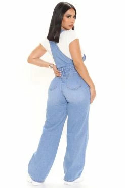 Flash Sale β Fashion Nova Flare π Jeans 90s Loose Fit Ripped Denim Overalls - Medium Blue Wash π₯ 8 Fashion Nova Flare Jeans 90s Loose Fit Ripped Denim Overalls - Medium Blue Wash
