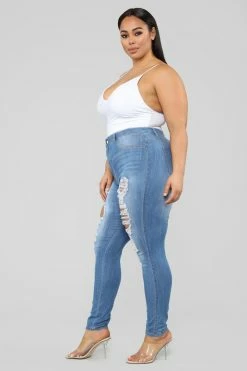 Fashion Nova As If Jeans - Medium Wash