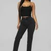 Fashion Nova Dress To Kill Mom Jeans - Black