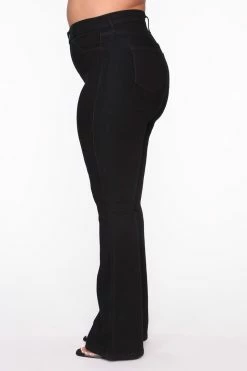 Fashion Nova Deep In My Soul Flare Jeans - Black Skinny Jeans