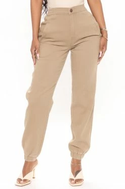 Best deal ๐ฅฐ Fashion Nova Just Sit Back And Relax Denim Joggers - Khaki Baggy ๐ Jeans ๐คฉ 9 Fashion Nova Just Sit Back And Relax Denim Joggers - Khaki Baggy Jeans