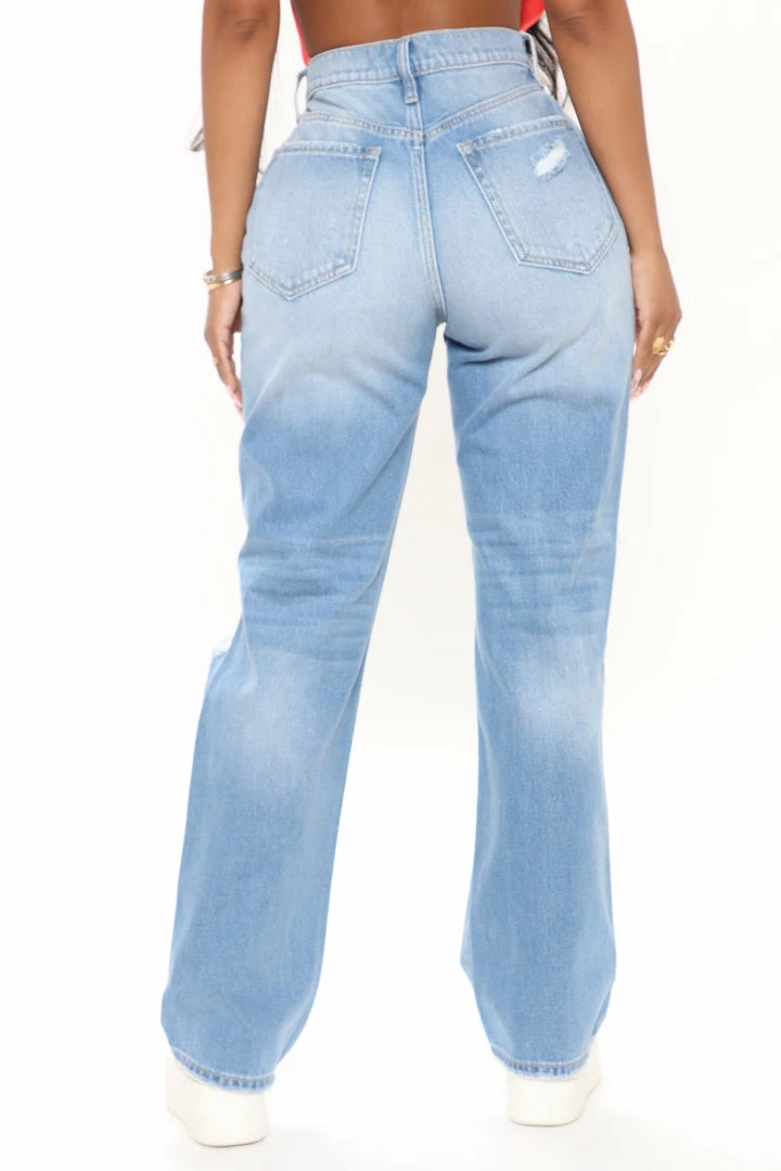 Budget π Fashion Nova One And Only Ultra High Rise Ripped Boyfriend π Jeans - Medium Blue Wash β 8 Fashion Nova One And Only Ultra High Rise Ripped Boyfriend Jeans - Medium Blue Wash