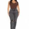 Fashion Nova Tobi High Rise Mom Jeans - Black