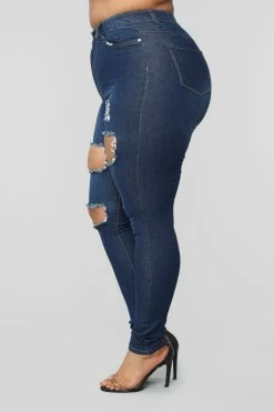 Fashion Nova Needing Something Jeans - Dark Denim