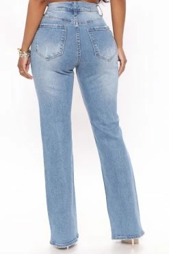 Fashion Nova Dear Diary Straight Leg Jeans - Medium Wash