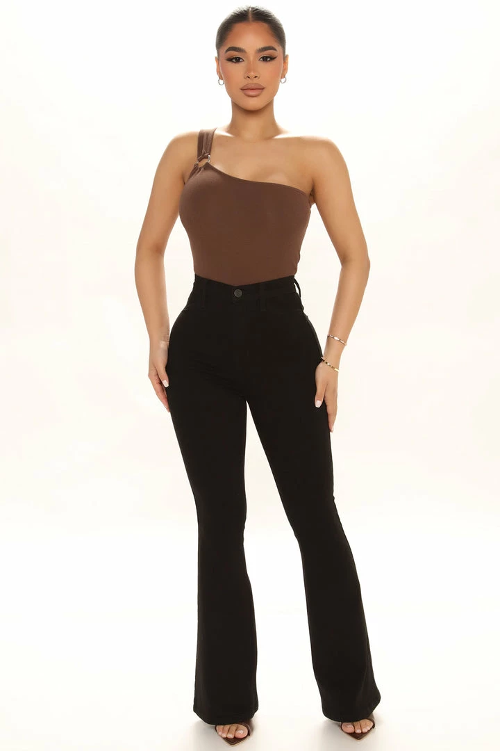 Best Sale 😍 Fashion Nova Petite Deep In My Soul Flare 👖 Jeans - Black Skinny 👖 Jeans 🛒 3 Fashion Nova Petite Deep In My Soul Flare Jeans - Black Skinny Jeans
