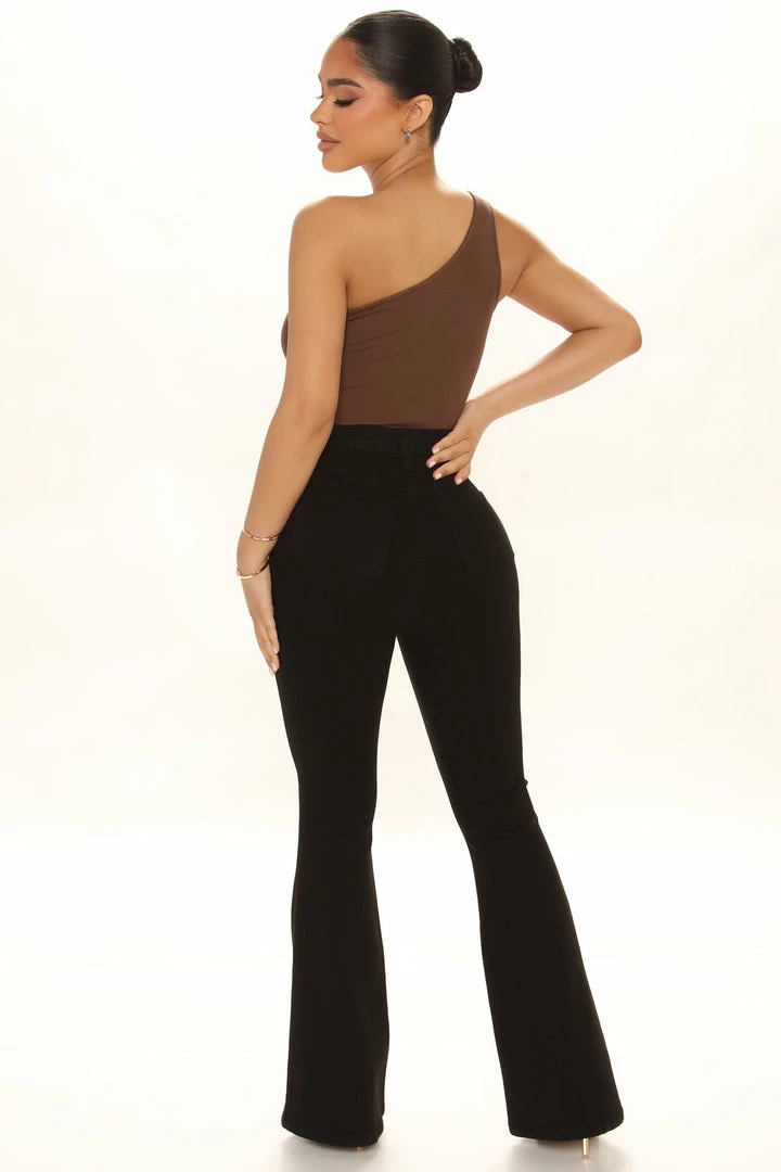 Best Sale 😍 Fashion Nova Petite Deep In My Soul Flare 👖 Jeans - Black Skinny 👖 Jeans 🛒 5 Fashion Nova Petite Deep In My Soul Flare Jeans - Black Skinny Jeans