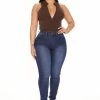 Fashion Nova Soho Super Stretch High Rise Jeggings - Dark Wash