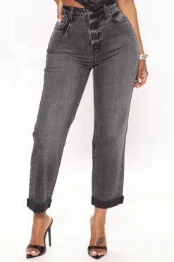 Cheap π Fashion Nova Baby Girl High Rise Straight Leg π Jeans - Black π€© 7 Fashion Nova Baby Girl High Rise Straight Leg Jeans - Black