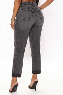 Cheap π Fashion Nova Baby Girl High Rise Straight Leg π Jeans - Black π€© 9 Fashion Nova Baby Girl High Rise Straight Leg Jeans - Black