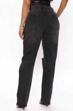 Cheap ๐คฉ Fashion Nova Simply Straight Leg ๐ Jeans - Black โค๏ธ 9 Fashion Nova Simply Straight Leg Jeans - Black