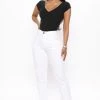 Fashion Nova Affair Of The Heart Mom Jeans - White