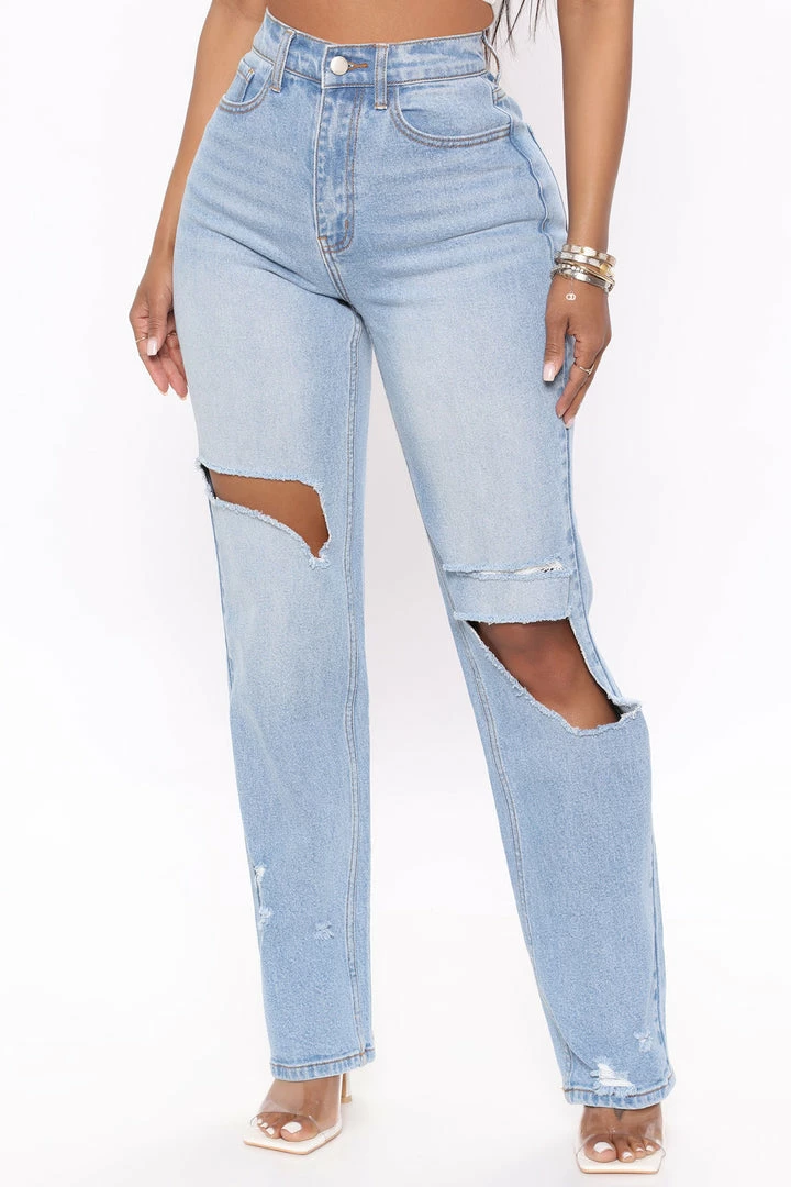 Cheap ๐ Fashion Nova Something Special Straight Leg ๐ Jeans - Medium Blue Wash ๐คฉ 4 Fashion Nova Something Special Straight Leg Jeans - Medium Blue Wash