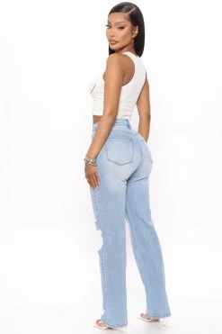 Cheap ๐ Fashion Nova Something Special Straight Leg ๐ Jeans - Medium Blue Wash ๐คฉ 8 Fashion Nova Something Special Straight Leg Jeans - Medium Blue Wash