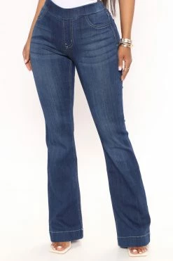 Best deal ๐ฅฐ Fashion Nova Start Something Mid Rise Flare ๐ Jeans - Medium Blue Wash ๐ 21 Fashion Nova Start Something Mid Rise Flare Jeans - Medium Blue Wash