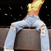Best Sale โญ Fashion Nova Searched Far And Wide Leg ๐ Jeans - Medium Blue Wash Baggy ๐ Jeans ๐ 1 Fashion Nova Searched Far And Wide Leg Jeans - Medium Blue Wash Baggy Jeans