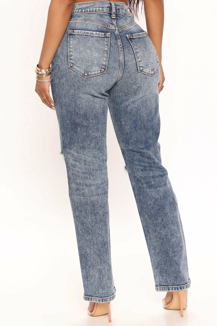 Cheapest ๐ Fashion Nova We're Better Together Distressed Boyfriend ๐ Jeans - Medium Blue Wash ๐ 6 Fashion Nova We're Better Together Distressed Boyfriend Jeans - Medium Blue Wash