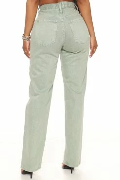 Coupon π Fashion Nova Tunnel Vision Straight Leg π Jeans - Olive π 9 Fashion Nova Tunnel Vision Straight Leg Jeans - Olive