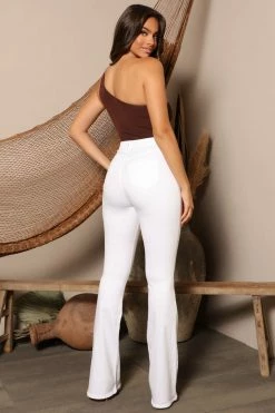 Promo ๐ Fashion Nova Skinny ๐ Jeans Tall Deep In My Soul Flare ๐ Jeans - White ๐ 12 Fashion Nova Skinny Jeans Tall Deep In My Soul Flare Jeans - White