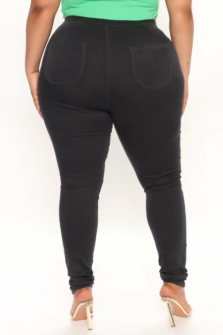 Fashion Nova Skinny Jeans Tall Super High Waist Denim Skinnies - Charcoal