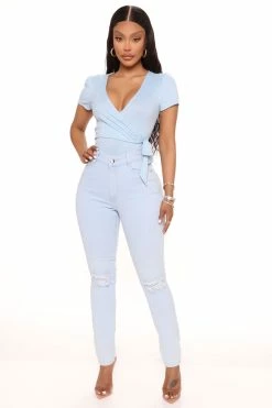 Fashion Nova Do My Dance High Waist Jeans - Light
