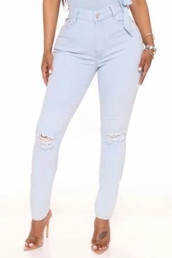 Fashion Nova Do My Dance High Waist Jeans - Light