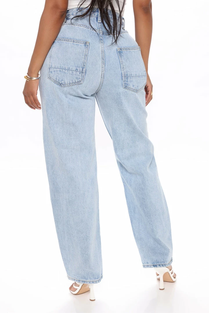 Cheap 🛒 Fashion Nova Never Letting Go Distressed Boyfriend 👖 Jeans - Light Blue Wash Baggy 👖 Jeans 👍 11 Fashion Nova Never Letting Go Distressed Boyfriend Jeans - Light Blue Wash Baggy Jeans