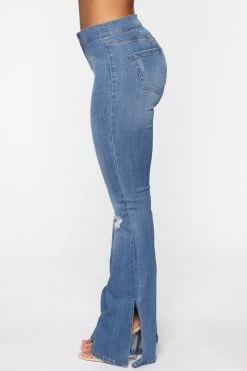 Coupon 😀 Fashion Nova Junk In The Trunk Flare 👖 Jeans - Light Blue Wash 🔥 31 Fashion Nova Junk In The Trunk Flare Jeans - Light Blue Wash