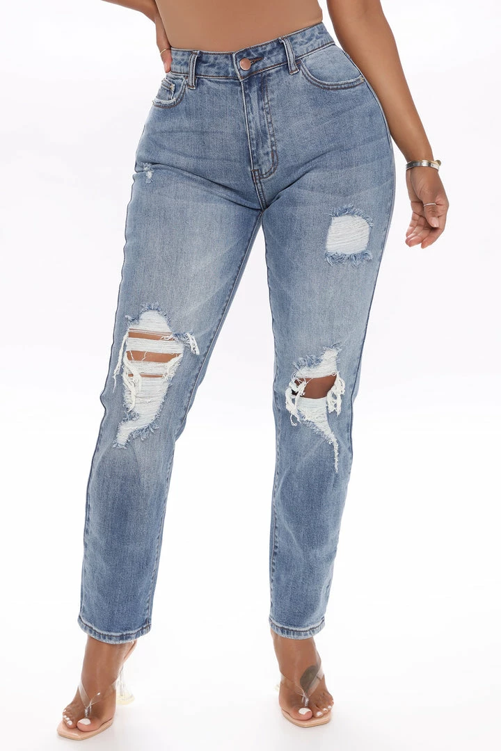 Best reviews of 👍 Fashion Nova Margaret Distressed Mom 👖 Jeans - Dark Wash 😉 4 Fashion Nova Margaret Distressed Mom Jeans - Dark Wash