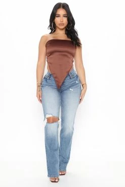 New ๐ Fashion Nova V Nice To Meet Me Distressed Straight Leg ๐ Jeans - Medium Blue Wash ๐ 17 Fashion Nova V Nice To Meet Me Distressed Straight Leg Jeans - Medium Blue Wash
