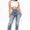 Promo ๐งจ Fashion Nova Always Together Ripped Boyfriend ๐ Jeans - Medium Blue Wash ๐ฅ 1 Fashion Nova Always Together Ripped Boyfriend Jeans - Medium Blue Wash