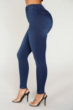 Hot Sale 😀 Fashion Nova Oooh Girl High Rise Ankle 👖 Jeans - Dark Denim Skinny 👖 Jeans 🎁 23 Fashion Nova Oooh Girl High Rise Ankle Jeans - Dark Denim Skinny Jeans