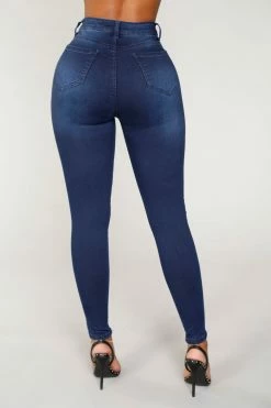 Hot Sale 😀 Fashion Nova Oooh Girl High Rise Ankle 👖 Jeans - Dark Denim Skinny 👖 Jeans 🎁 25 Fashion Nova Oooh Girl High Rise Ankle Jeans - Dark Denim Skinny Jeans