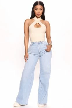 Fashion Nova Tracy High Waisted Soft 90โs Baggy Jeans - Light Wash