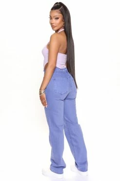 Deals ⌛ Fashion Nova Tunnel Vision Straight Leg 👖 Jeans - Purple ⭐ 8 Fashion Nova Tunnel Vision Straight Leg Jeans - Purple