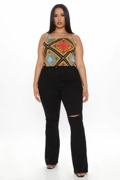 Brand new ๐ Fashion Nova Here To Stay Flare ๐ Jeans - Black โ 15 Fashion Nova Here To Stay Flare Jeans - Black