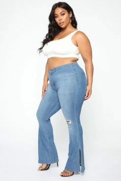 Coupon 😀 Fashion Nova Junk In The Trunk Flare 👖 Jeans - Light Blue Wash 🔥 38 Fashion Nova Junk In The Trunk Flare Jeans - Light Blue Wash