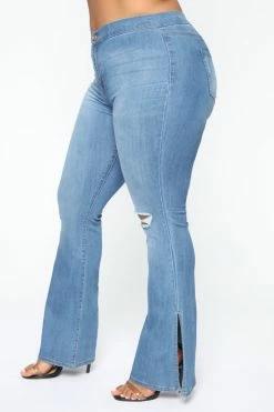 Coupon 😀 Fashion Nova Junk In The Trunk Flare 👖 Jeans - Light Blue Wash 🔥 39 Fashion Nova Junk In The Trunk Flare Jeans - Light Blue Wash