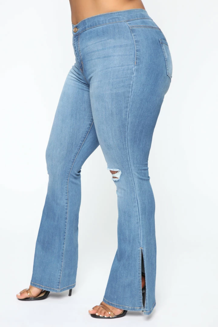 Coupon 😀 Fashion Nova Junk In The Trunk Flare 👖 Jeans - Light Blue Wash 🔥 21 Fashion Nova Junk In The Trunk Flare Jeans - Light Blue Wash