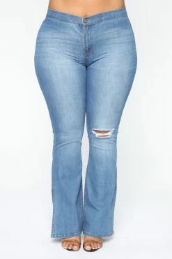 Coupon 😀 Fashion Nova Junk In The Trunk Flare 👖 Jeans - Light Blue Wash 🔥 36 Fashion Nova Junk In The Trunk Flare Jeans - Light Blue Wash