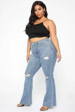 Top 10 ✨ Fashion Nova I'll See Ya There Flare 👖 Jeans - Medium Blue Wash 👏 27 Fashion Nova I'll See Ya There Flare Jeans - Medium Blue Wash