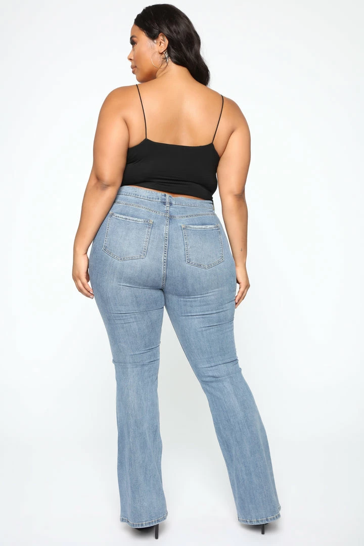 Top 10 ✨ Fashion Nova I'll See Ya There Flare 👖 Jeans - Medium Blue Wash 👏 16 Fashion Nova I'll See Ya There Flare Jeans - Medium Blue Wash