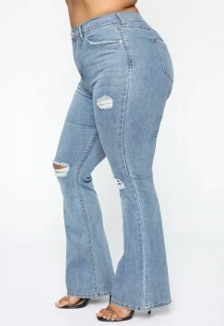 Top 10 ✨ Fashion Nova I'll See Ya There Flare 👖 Jeans - Medium Blue Wash 👏 26 Fashion Nova I'll See Ya There Flare Jeans - Medium Blue Wash