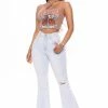 Fashion Nova The Sequel Super Flare Jeans - Light Blue Wash