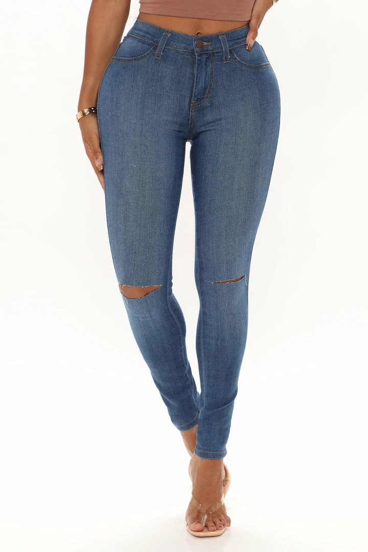 Fashion Nova Canopy Jeans - Medium Wash