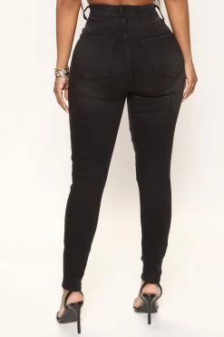 Coupon 🥰 Fashion Nova Recycled High Waisted Stretch Skinny 👖 Jeans - Black Wash 😀 11 Fashion Nova Recycled High Waisted Stretch Skinny Jeans - Black Wash