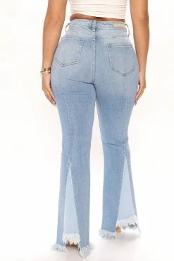 Flash Sale π Fashion Nova Pixie High Waisted Flare π Jeans - Light Blue β¨ 7 Fashion Nova Pixie High Waisted Flare Jeans - Light Blue