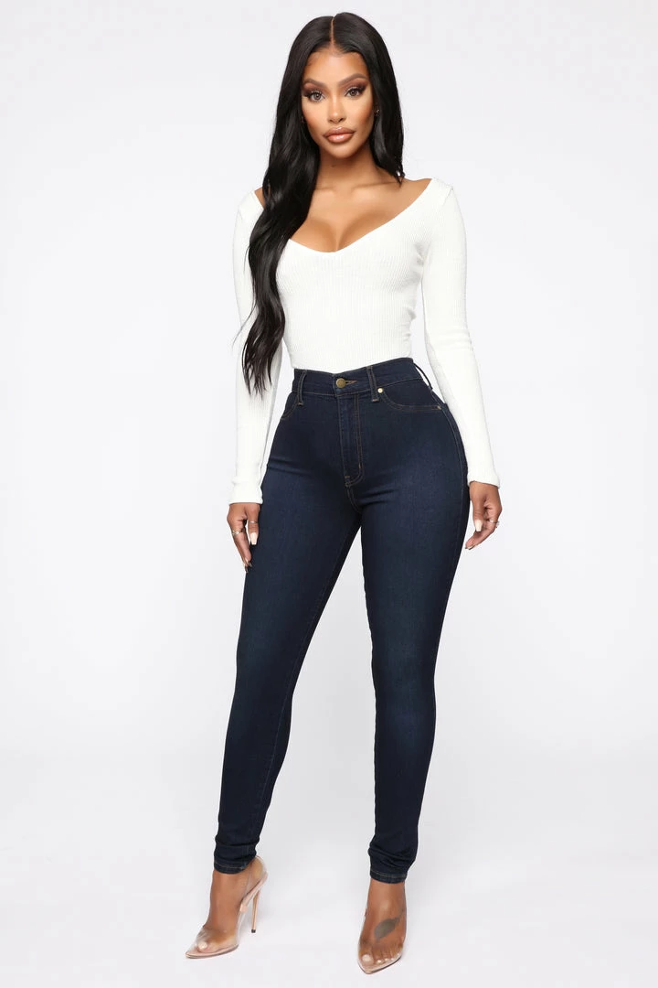 Best Pirce ๐ Fashion Nova Flex Game Strong High Rise Skinny ๐ Jeans - Dark Wash โ๏ธ 3 Fashion Nova Flex Game Strong High Rise Skinny Jeans - Dark Wash