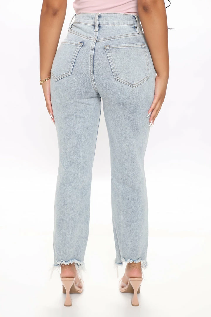 Top 10 ๐คฉ Fashion Nova Time Out Crossover Distressed Vintage Ankle ๐ Jeans - Light Blue Wash ๐ 7 Fashion Nova Time Out Crossover Distressed Vintage Ankle Jeans - Light Blue Wash